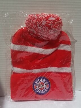 Hockey Night In Canada Red White Budweiser Promo Adult Touque Winter Hat